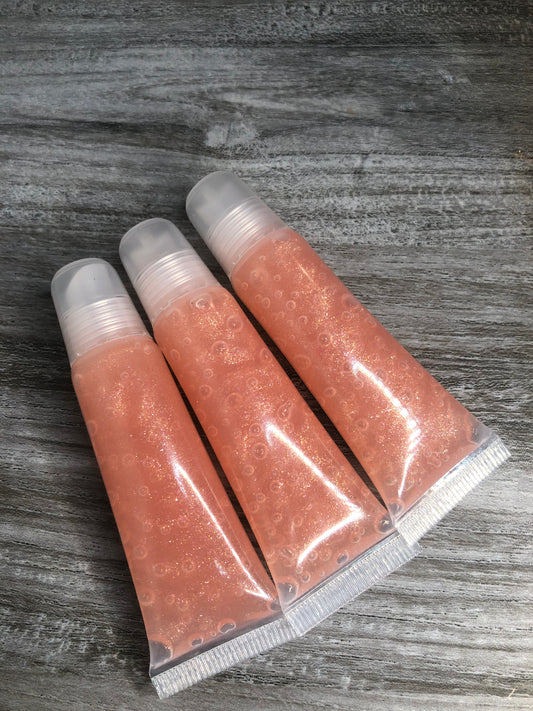 Twisted peppermint lip gloss